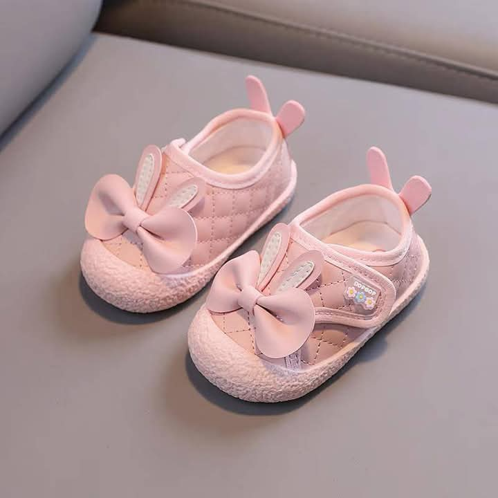 ANTI SLIP SNEAKERS WITH BOW FOR BABIES